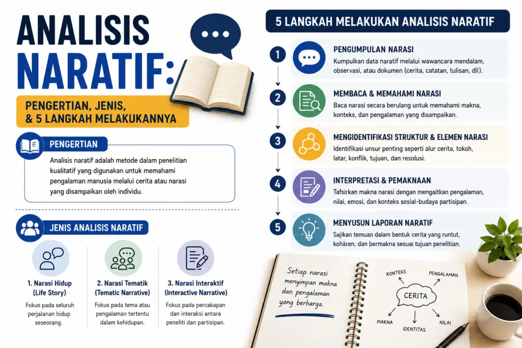 Analisis Naratif: Pengertian, Jenis, & 5 Langkah Melakukannya