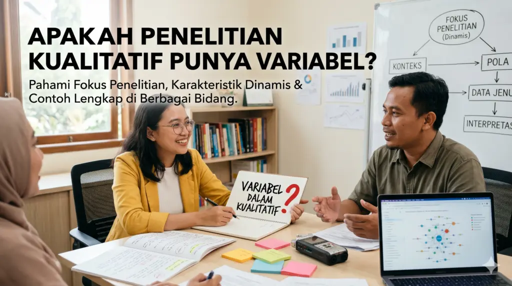 Variabel Penelitian Kualitatif: Pengertian, Karakteristik & Contoh
