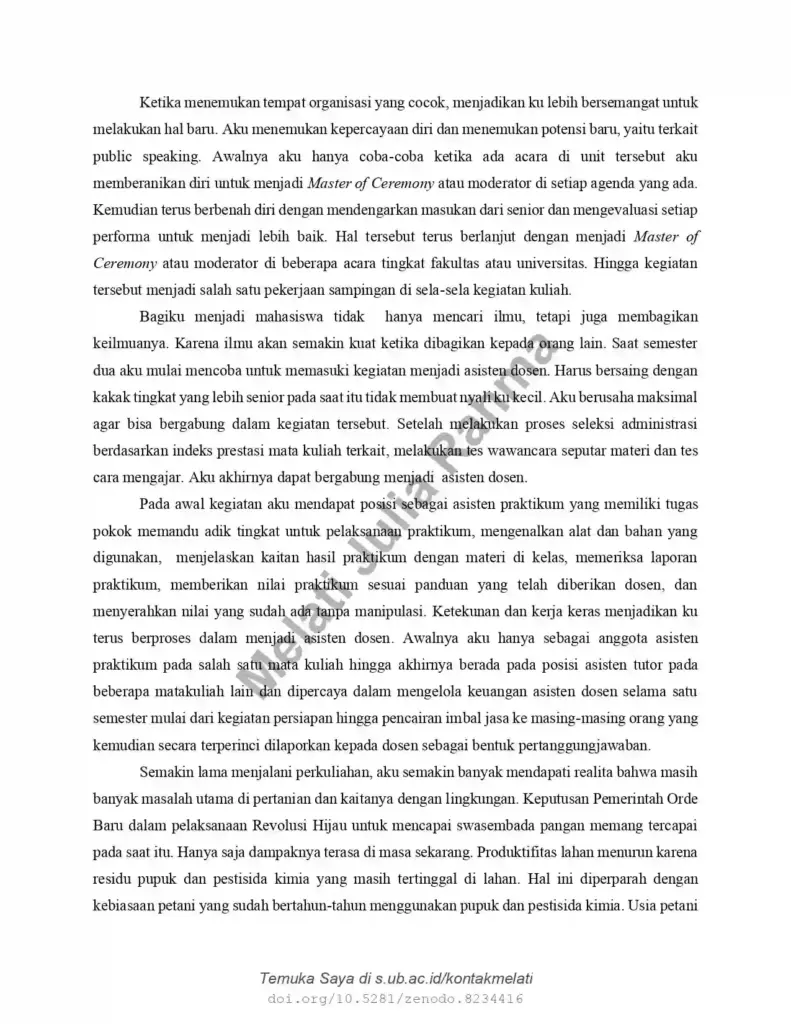 6. Contoh Essay Beasiswa Unggulan