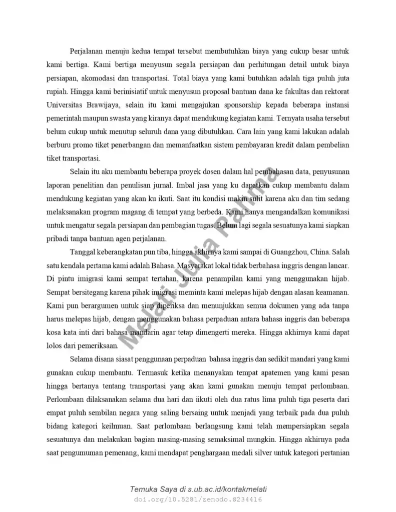 6. Contoh Essay Beasiswa Unggulan